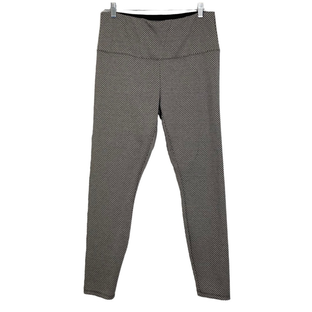Lysse New York Pants Womens Size Large Black White Houndstooth